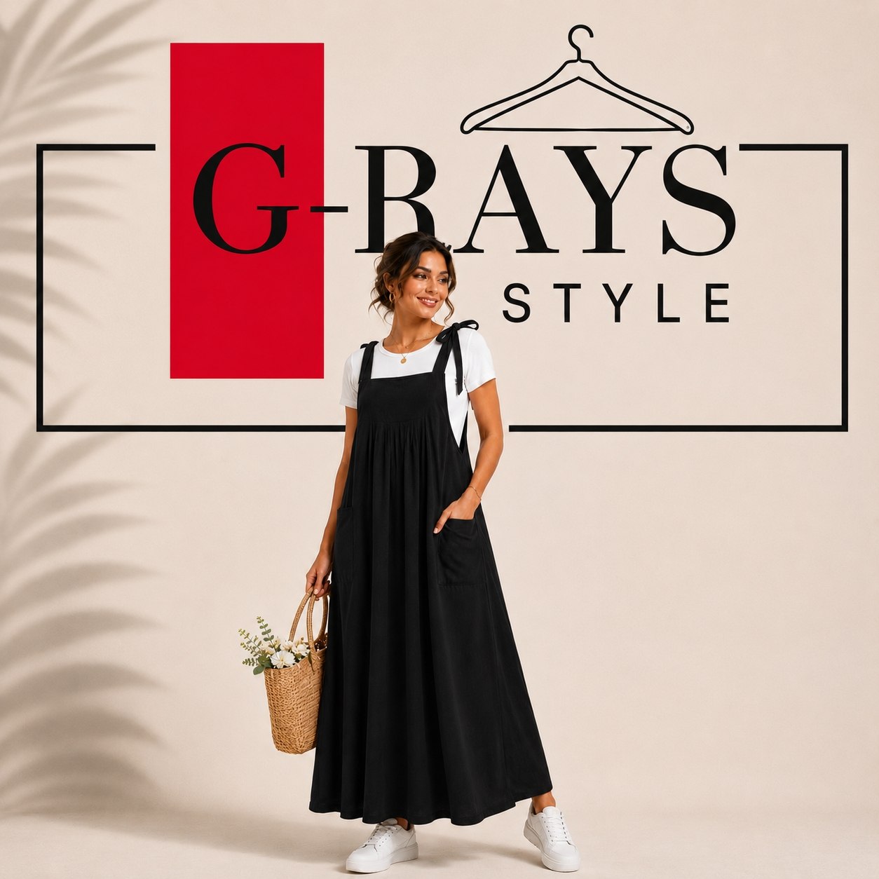 Women’s Sleeveless Pleated Maxi Pinafore Dress