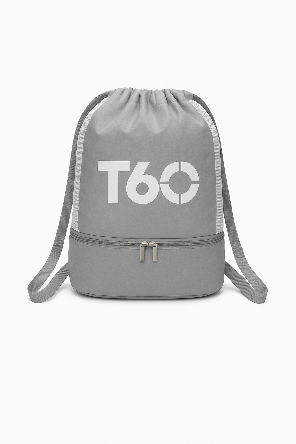 T60 Drawstring Backpack with Dual Compartments – Multiple Colors Available