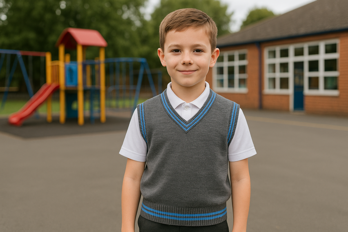 School playground uniform setting