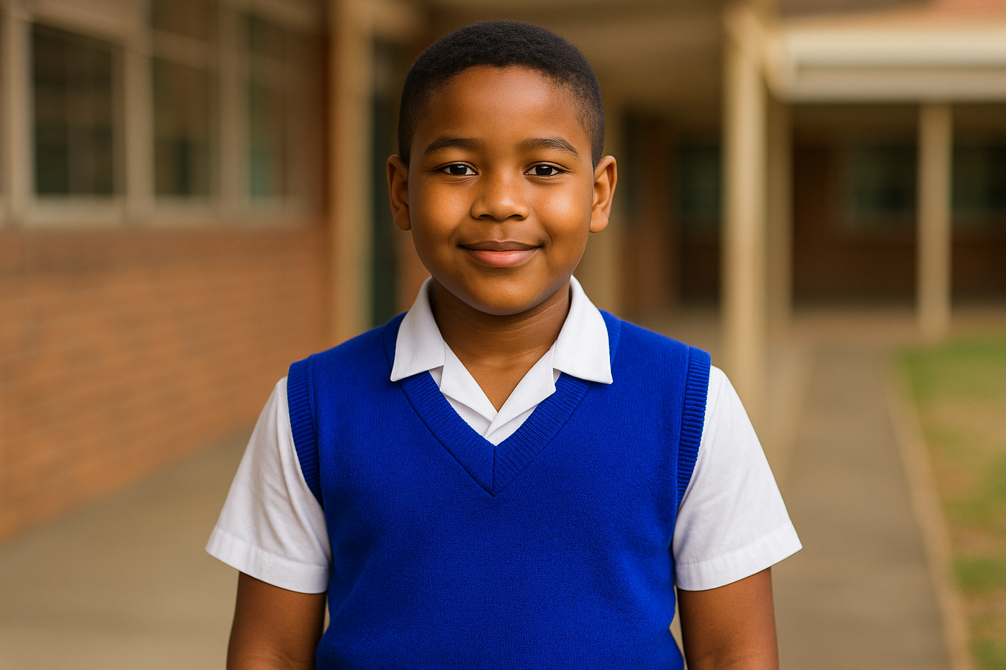 South African Boy Student