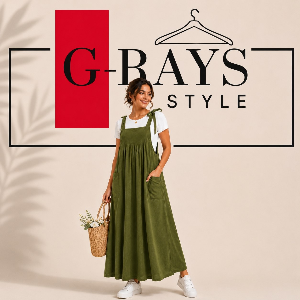 Women’s Sleeveless Pleated Maxi Pinafore Dress