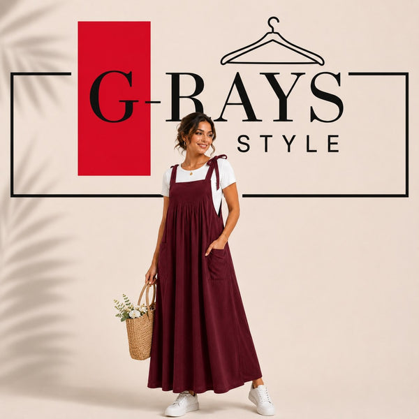Women’s Sleeveless Pleated Maxi Pinafore Dress