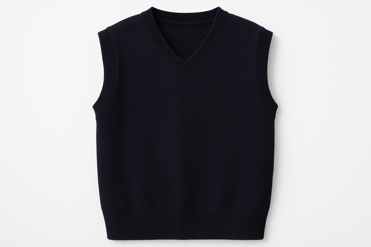 Plain Navy School Sweater Product Mockup