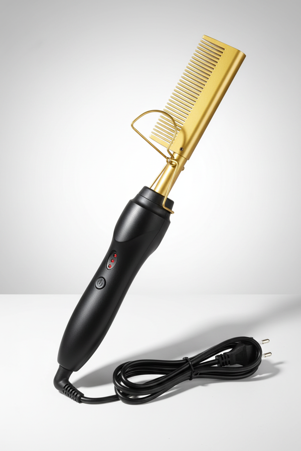 Professional Ceramic Hot Comb Hair Straightener