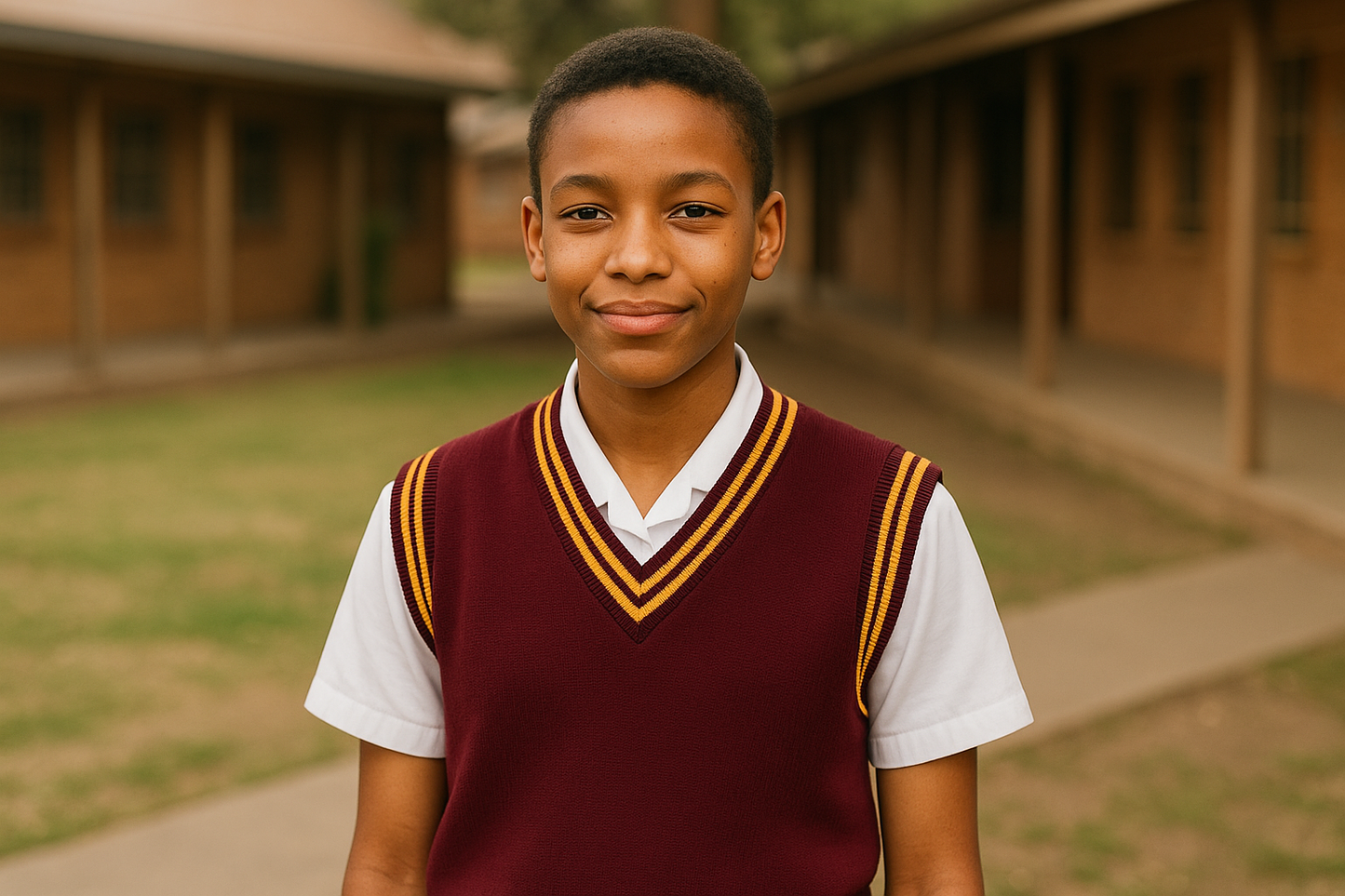 Student size 22-28 in maroon pullover