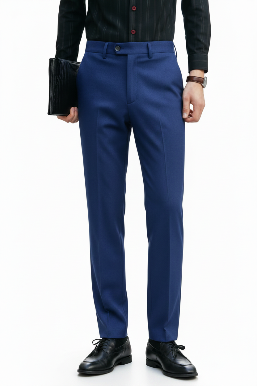Men's Slim-Fit  Formal Trousers