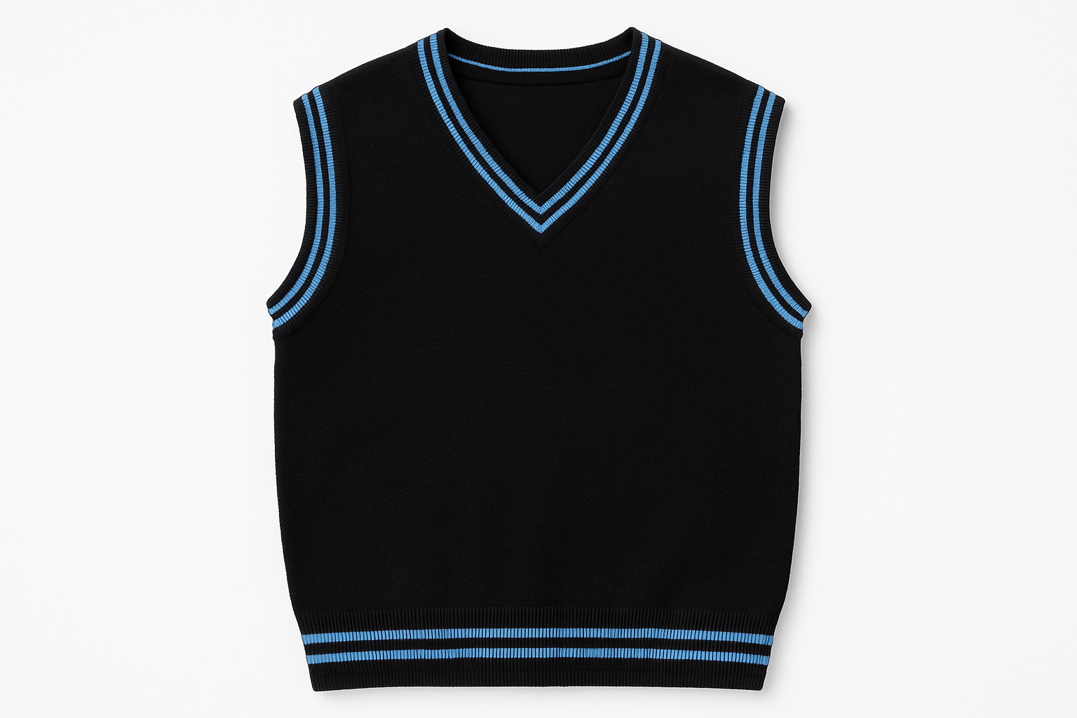 Product mockup of sleeveless sweater