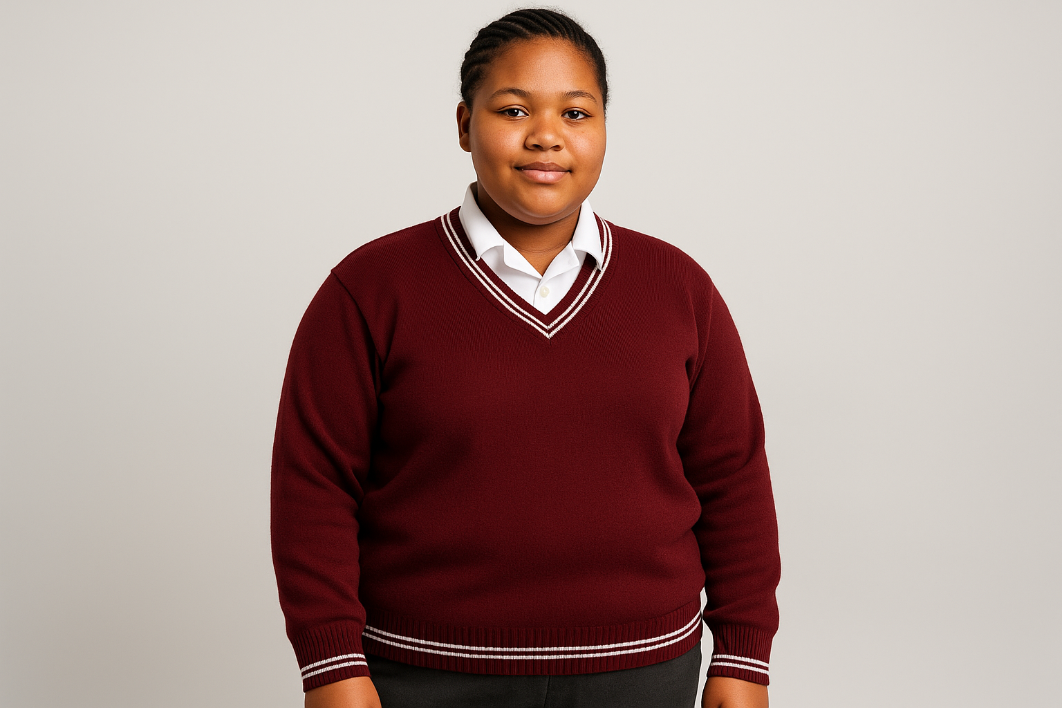 Maroon School Sweater - Larger Size