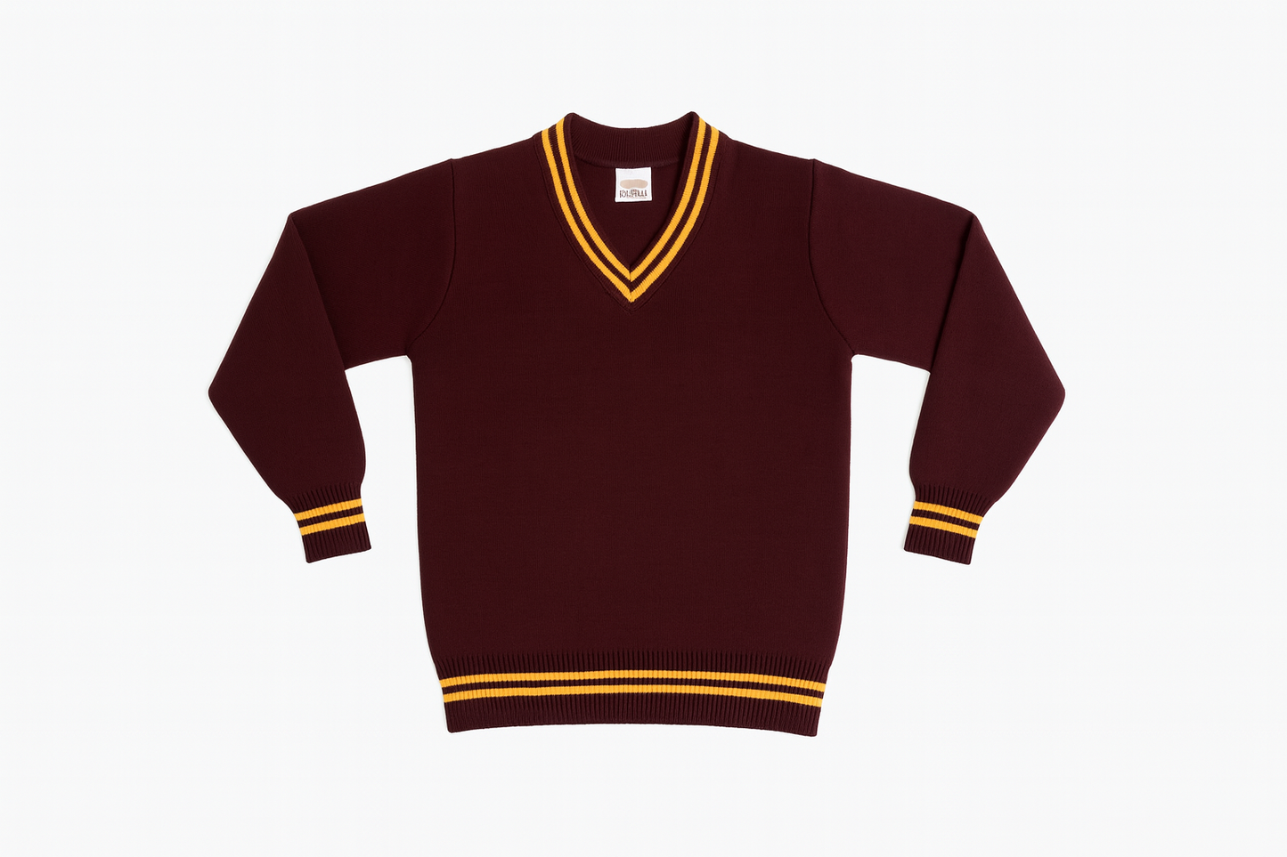 Maroon Sweater - Flat Lay