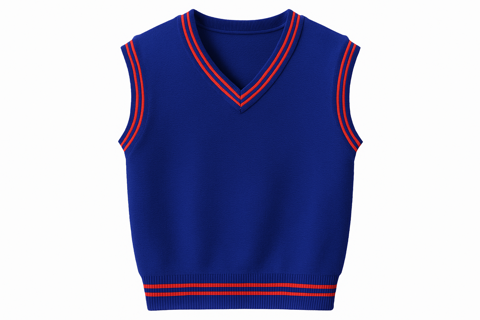 Royal blue pullover product mockup clean without badge